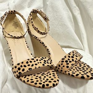 Leopard Print Wedges